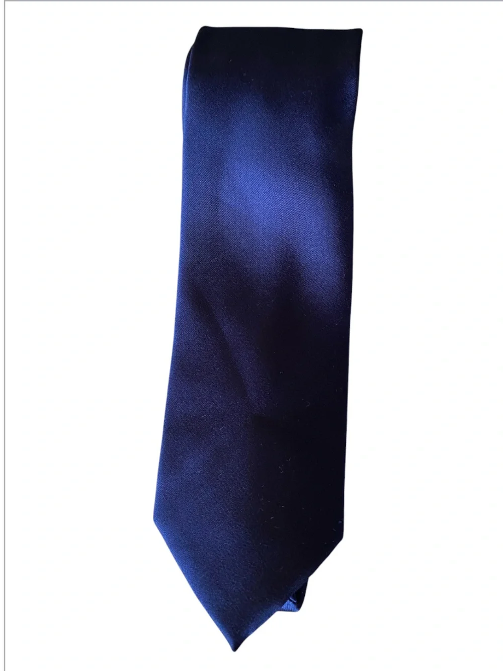 JOHN ASHFORD Navy Blue Handmade Necktie Men’s TIE